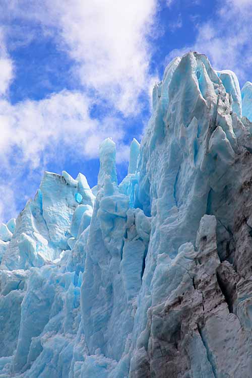 Glacier ice detail.