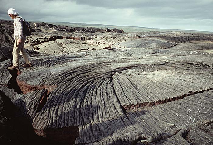 Volcanic activity.